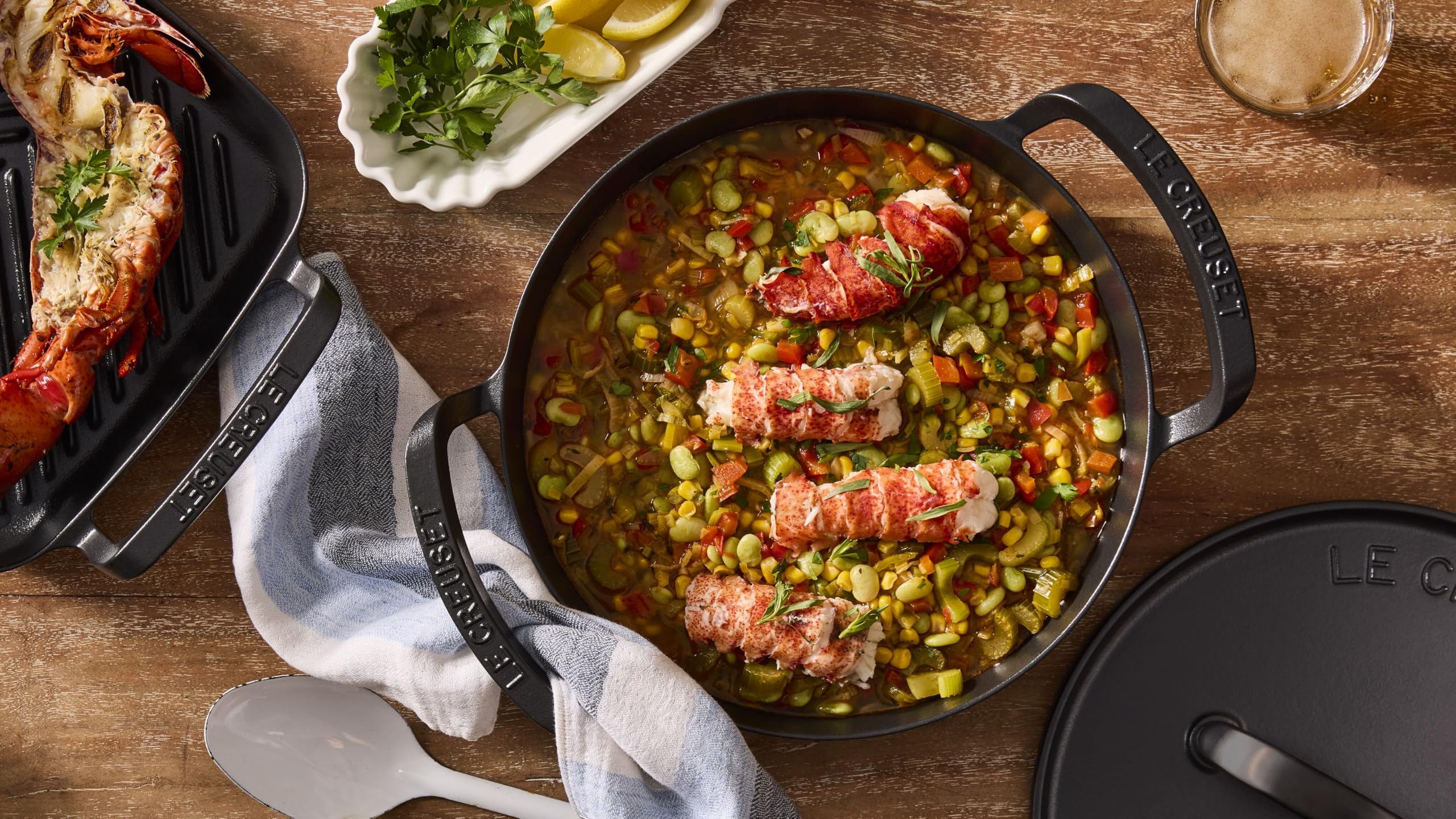 Le Creuset Alpine Outdoor Collection Enameled Cast Iron Round Utility Pan, 3.5 qt.