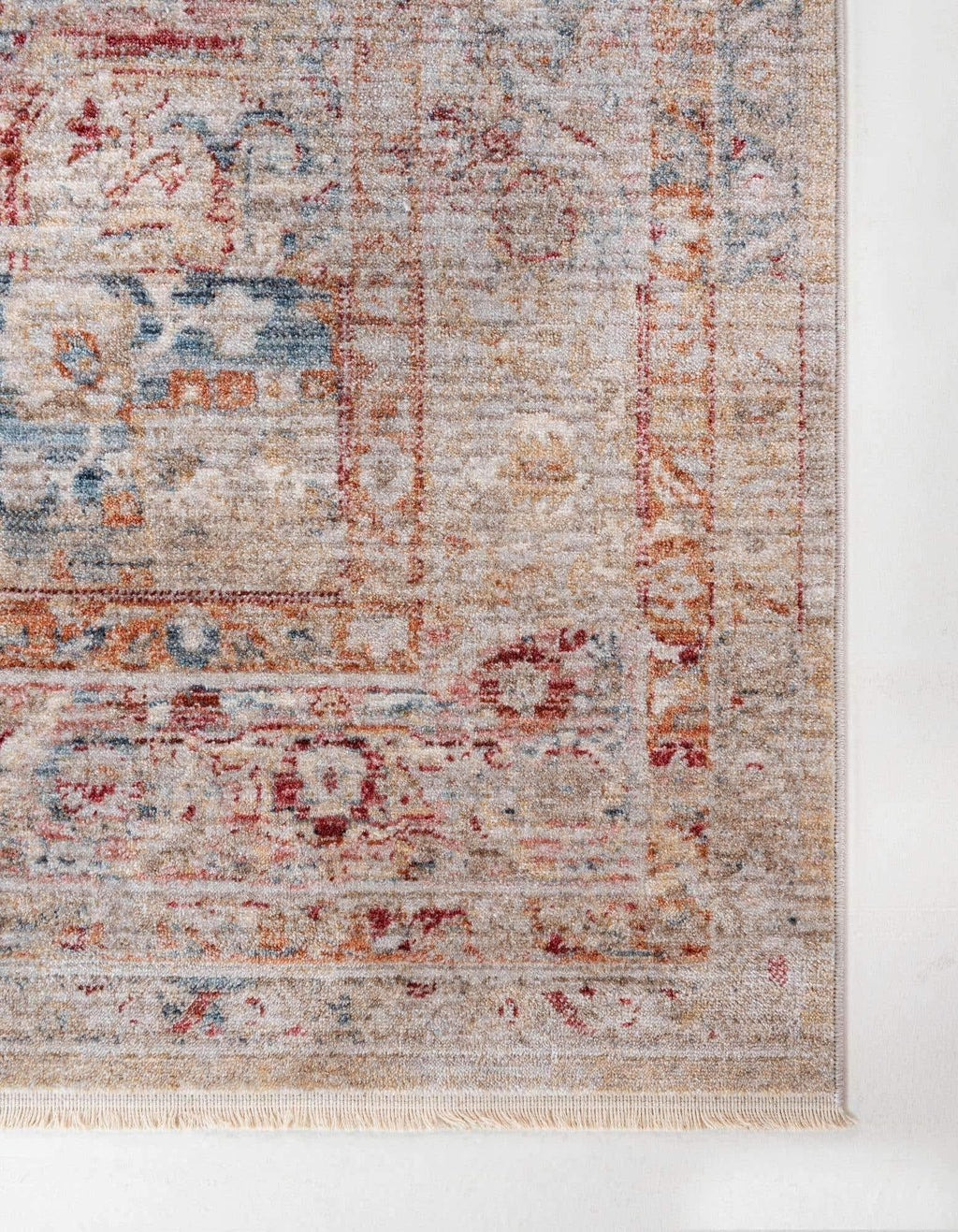 Unique Loom Noble Collection Area Rug - Victoria (8' x 10' Rectangle, Multi/Beige)