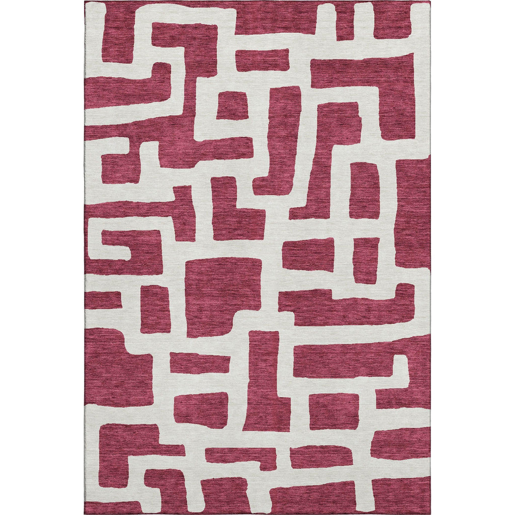 Addison Rugs Mayfield AMF903 Garnet 10' x 14' Indoor Premium Machine Washable Runner Rug, Silky Soft, Easy Clean, Non Shedding, Bedroom, Living Room, Dining Room, Kitchen, Patio Rug