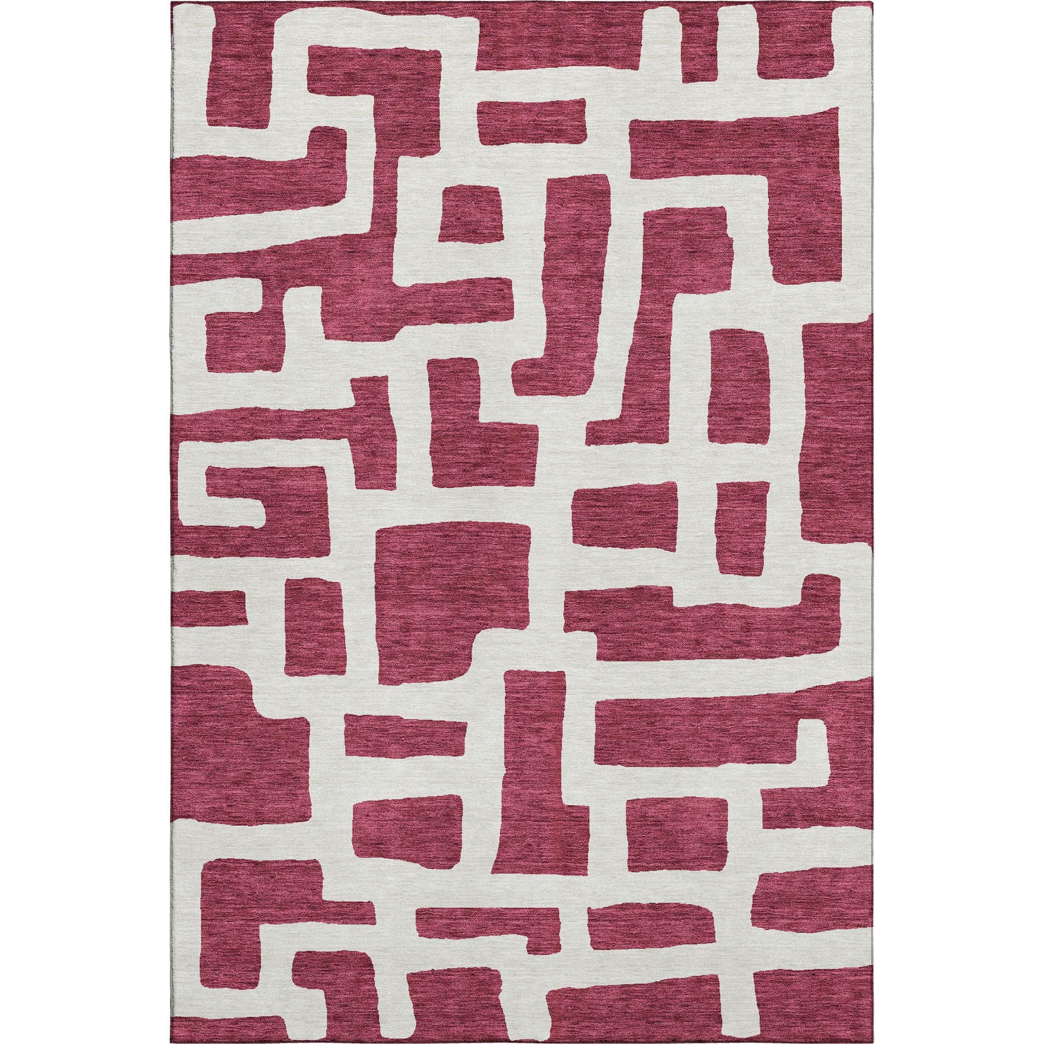 Addison Rugs Mayfield AMF903 Garnet 10' x 14' Indoor Premium Machine Washable Runner Rug, Silky Soft, Easy Clean, Non Shedding, Bedroom, Living Room, Dining Room, Kitchen, Patio Rug