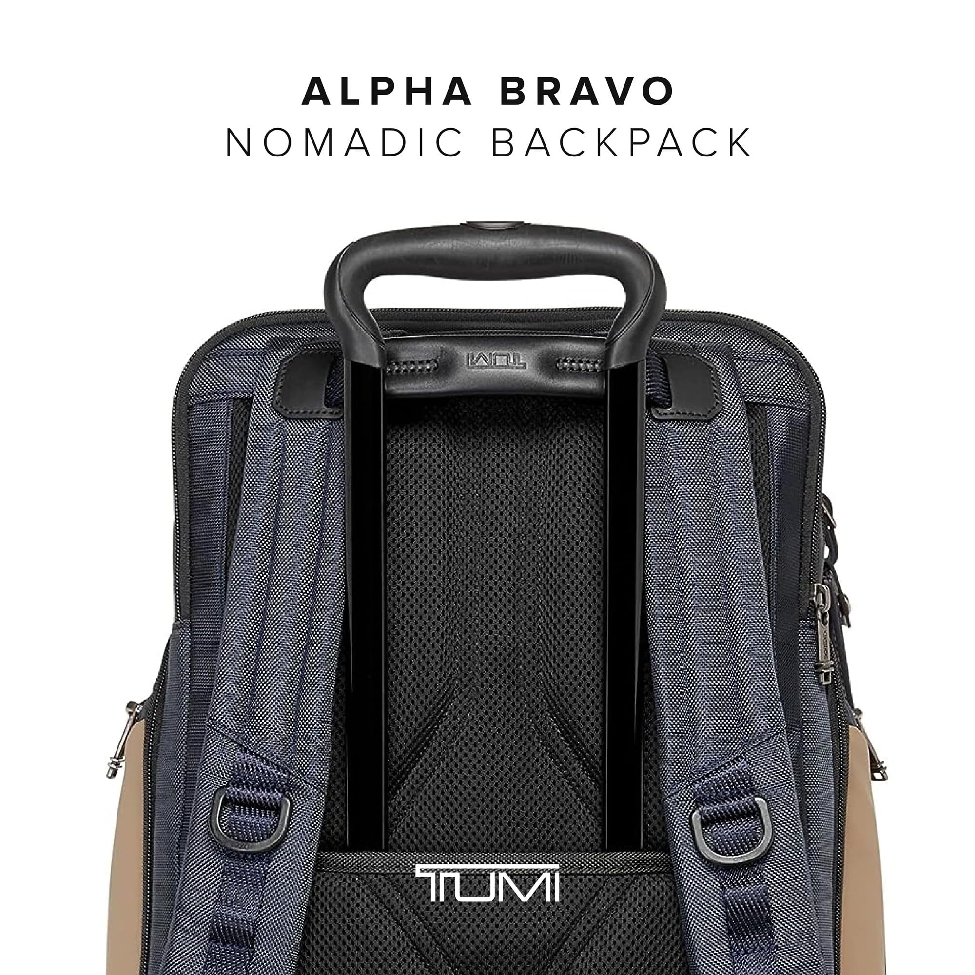 TUMI - Alpha Bravo Nomadic Backpack - Men's Durable Carry On Bag - 18.8" X 15.0" X 9.0" - Fits up to 15" Laptop - Black