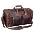 32" Vintage Duffel Classic Style with Modern Outlook Retro Thick Full Grain Cowhide Handmade Airplane Under seat Carry On Bags Leather Gym Overnight Luggage Bag