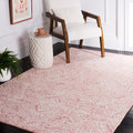 SAFAVIEH Area Rug 6x9 - Metro Collection - Pink & Ivory, Handmade Wool, Ideal for Living Room, Bedroom, Dining Space (MET998U)