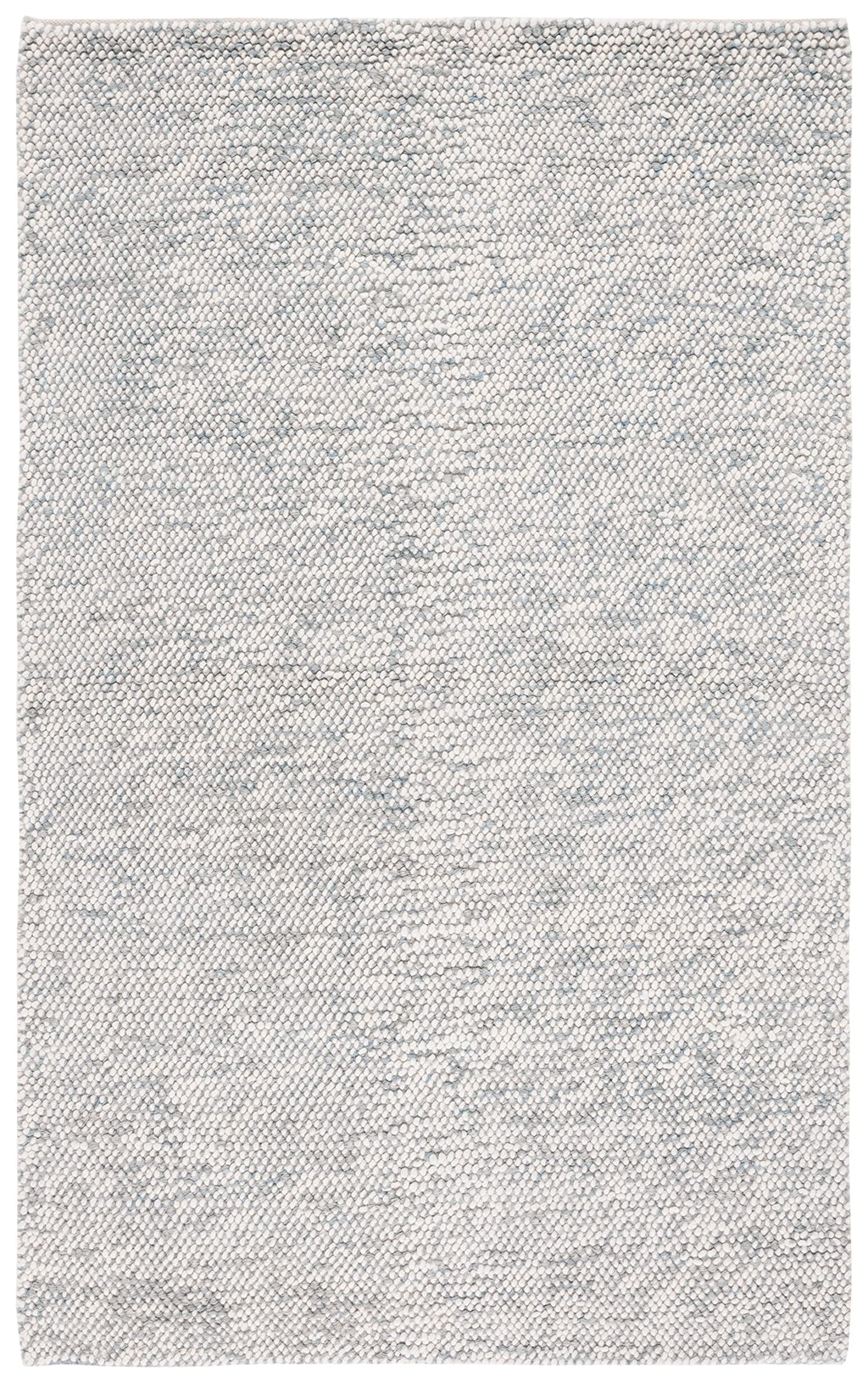 SAFAVIEH Natura Collection Area Rug - 6' x 9', Grey & Ivory, Handmade Wool, Ideal for High Traffic Areas in Living Room, Bedroom (NAT182F)