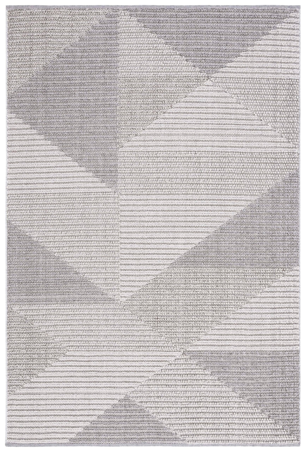 SAFAVIEH Area Rug 9x12 - Global Collection - Large - Light Grey & Grey, Non-Shedding & Easy Cleaning, Ideal for Living Room, Bedroom, Office, Dining Space (GLB400F)
