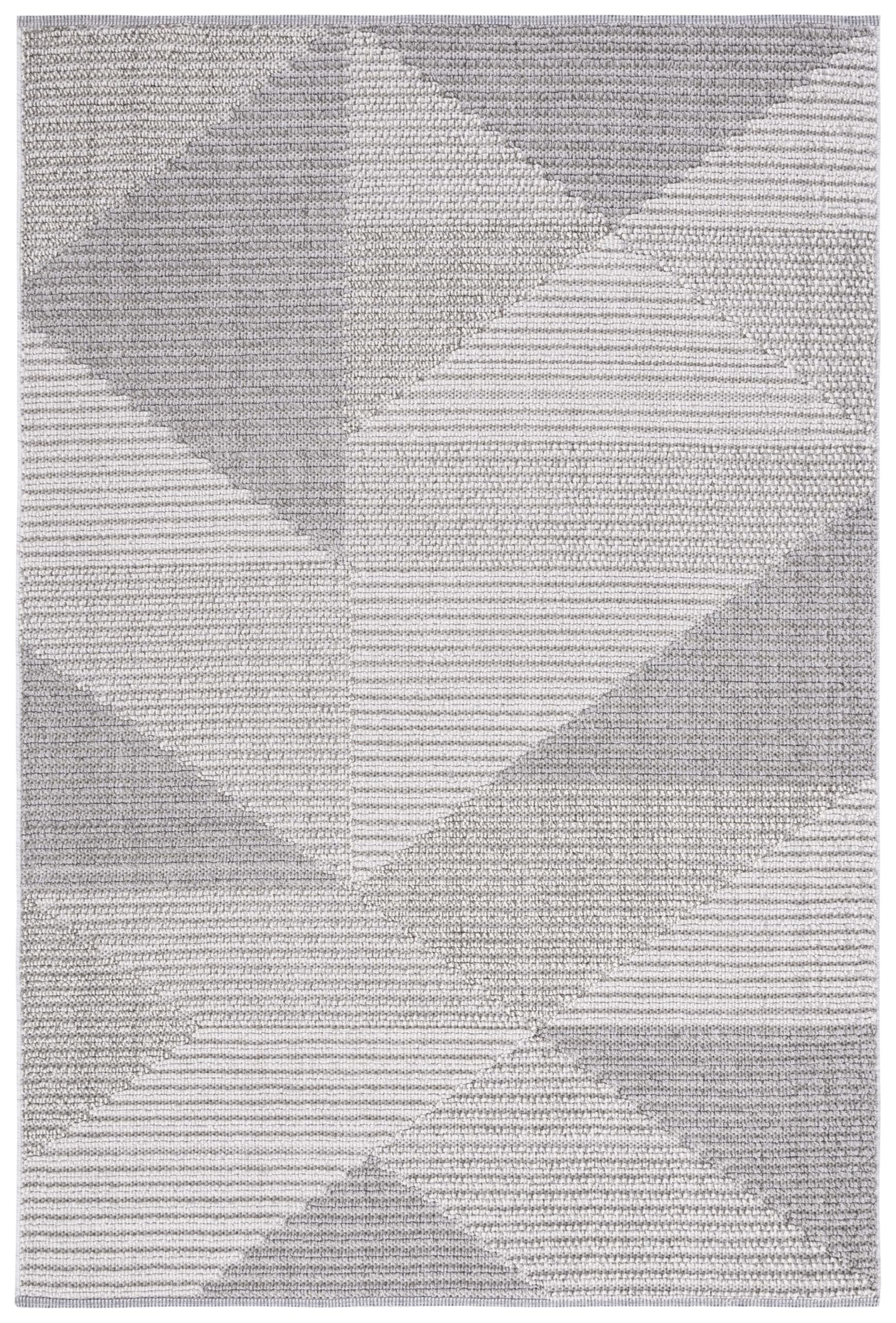 SAFAVIEH Area Rug 9x12 - Global Collection - Large - Light Grey & Grey, Non-Shedding & Easy Cleaning, Ideal for Living Room, Bedroom, Office, Dining Space (GLB400F)