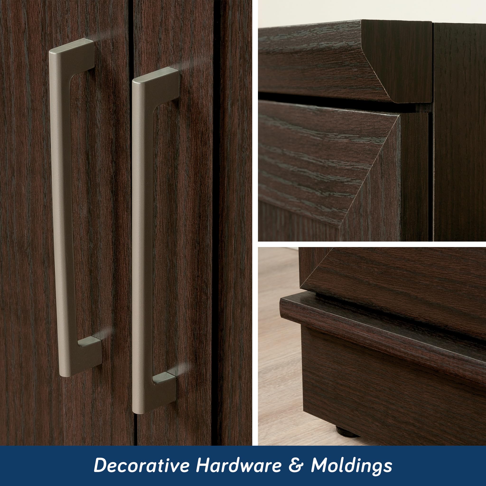Sauder HomePlus Storage Cabinet/ Pantry cabinets, Dakota Oak finish