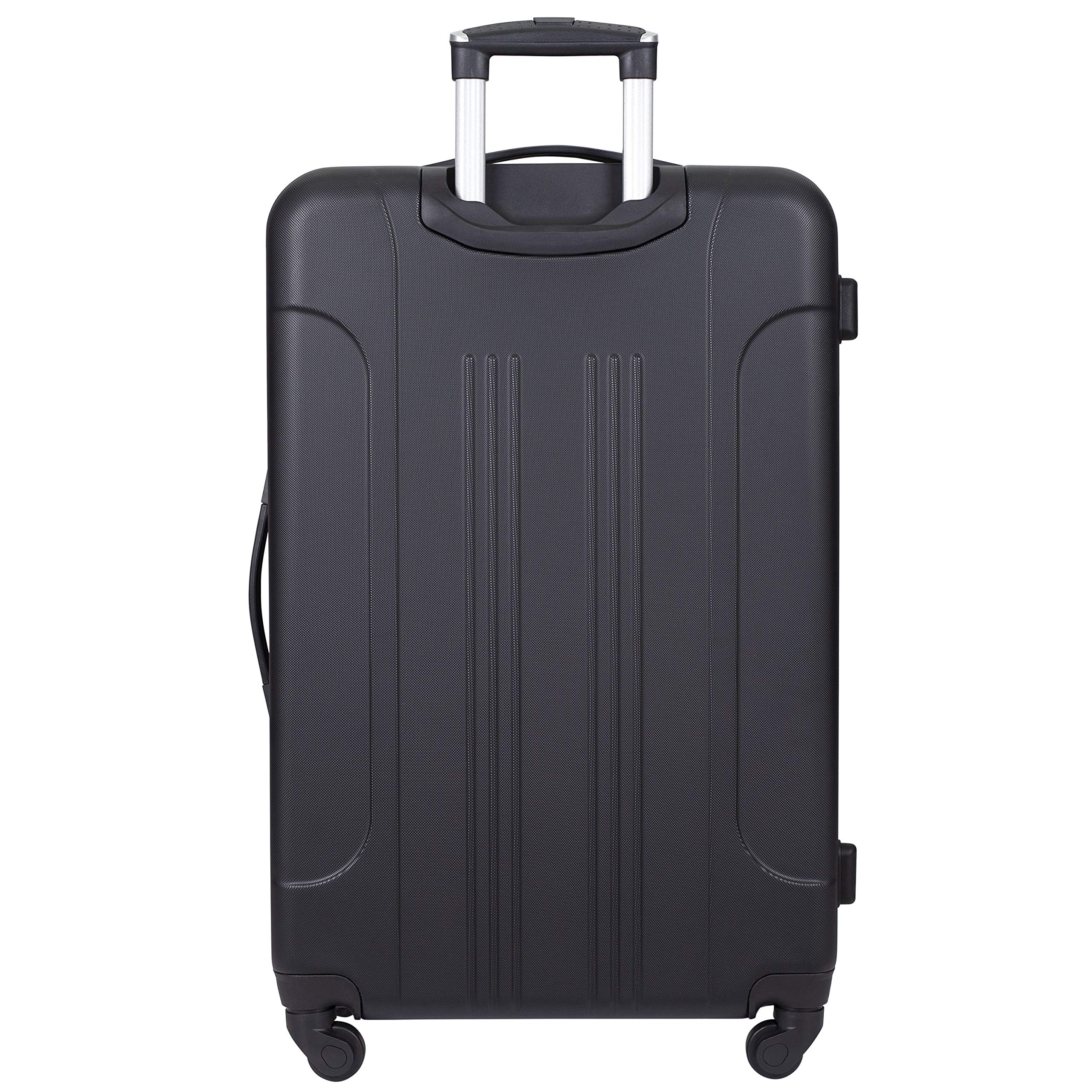Travelers Club Cosmo Luggage, Black-2 Piece Set (28"/20")