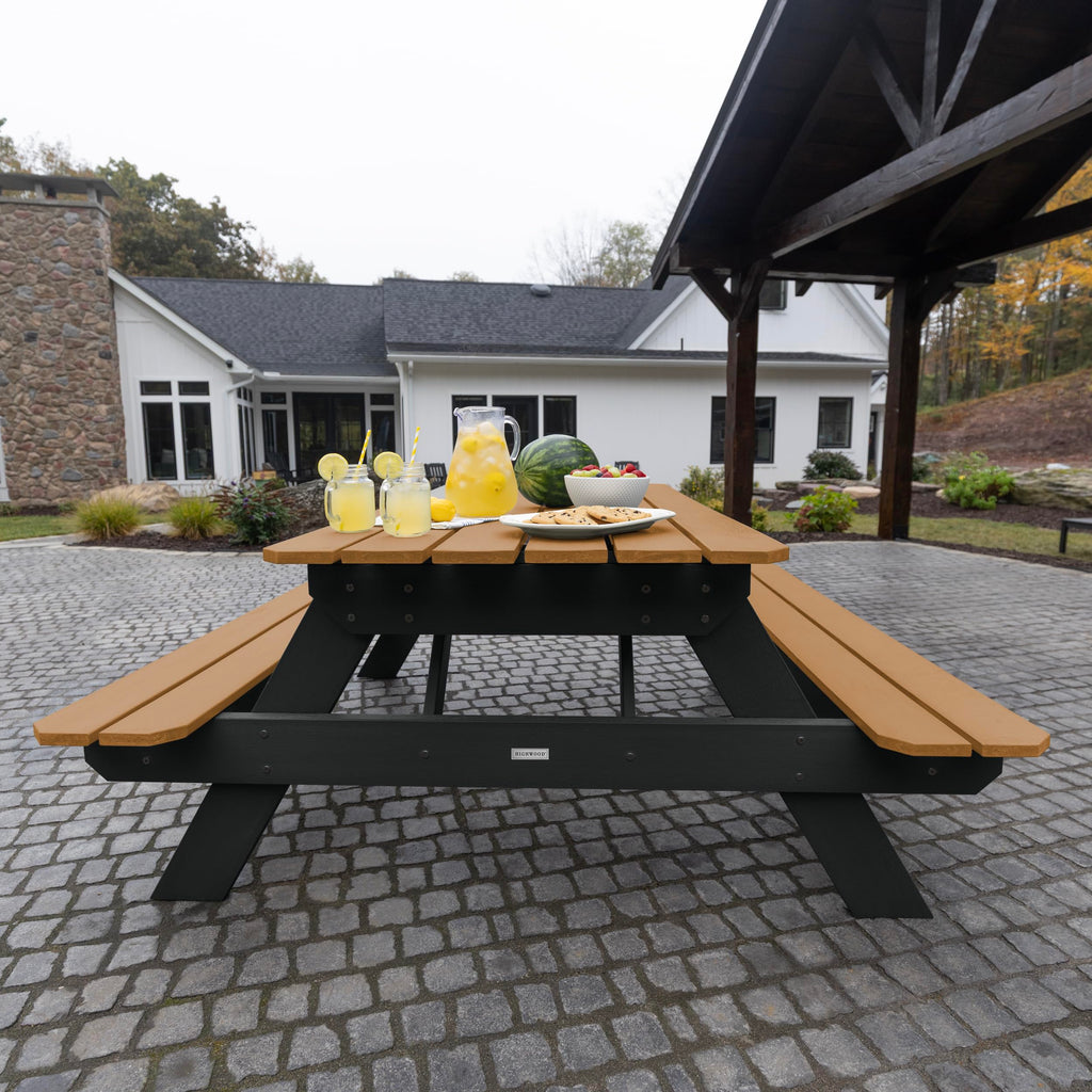 Highwood Hometown Picnic Table, 6 Foot, Saddle
