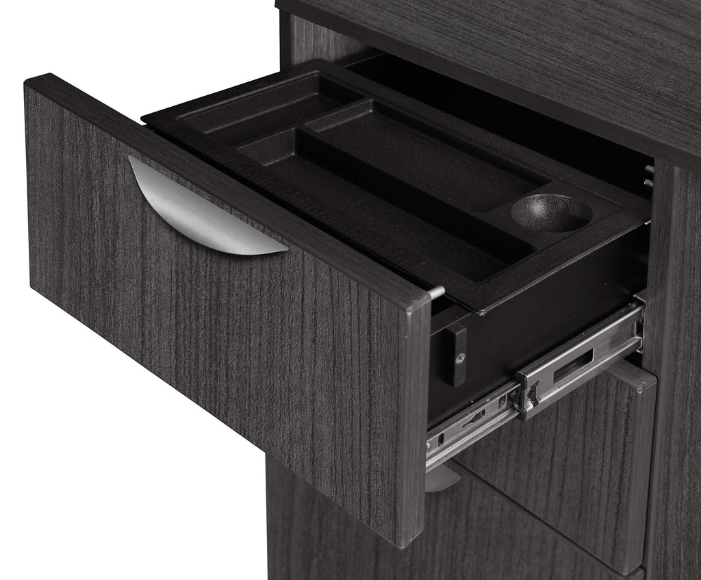 Regency Legacy Desk Pedestal Cabinet with Two File one Box Drawer, Ash Grey