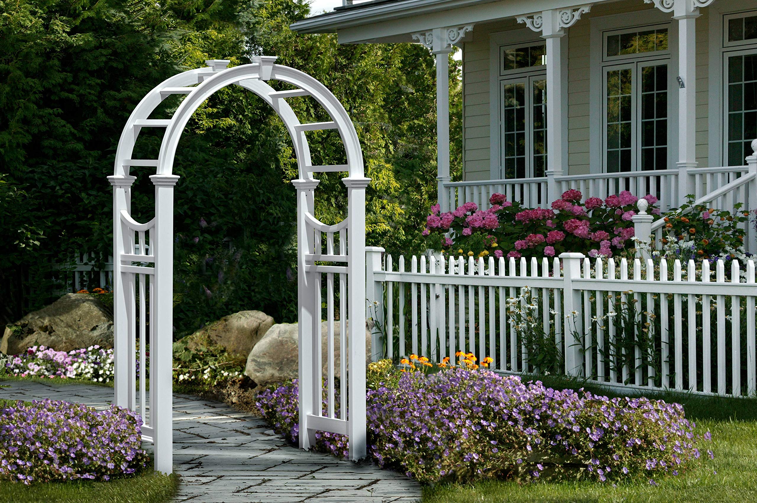 Vienna 49"W x 91"H Vinyl Arbor