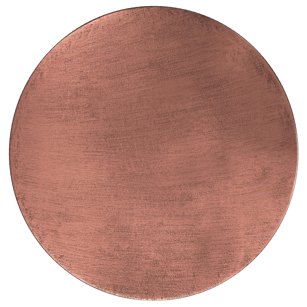 SIMPLIHOME Johnsen Metal Coffee Table - 30 inch Wide Solid Metal Round Drum Accent Table in Bronze, Boho Coffee Table for Living Room or Bedroom with Decorative Textured Design, Assembled