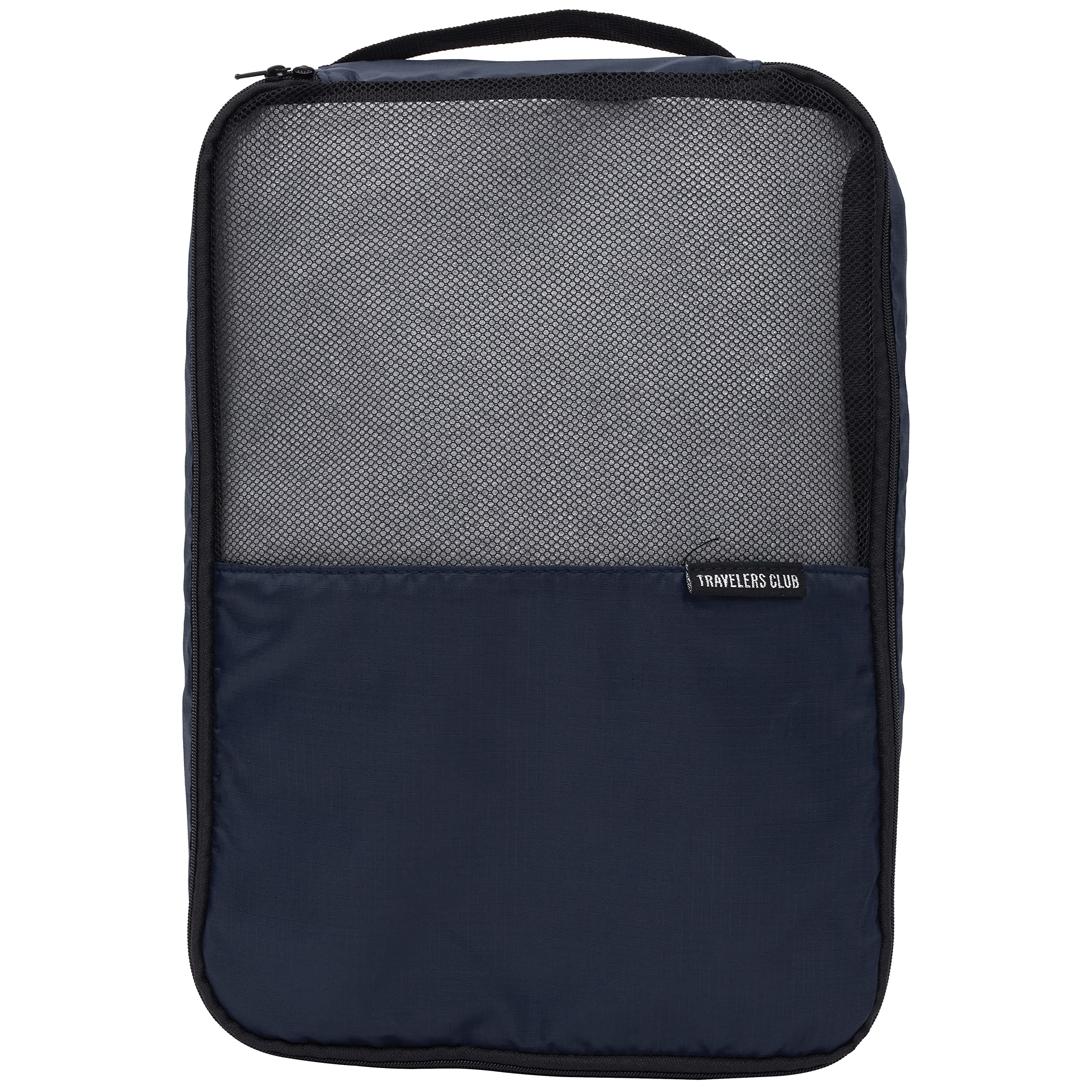 Travelers Club 14 Piece Riddock Luggage and Travel Accessories Set, Navy Blue