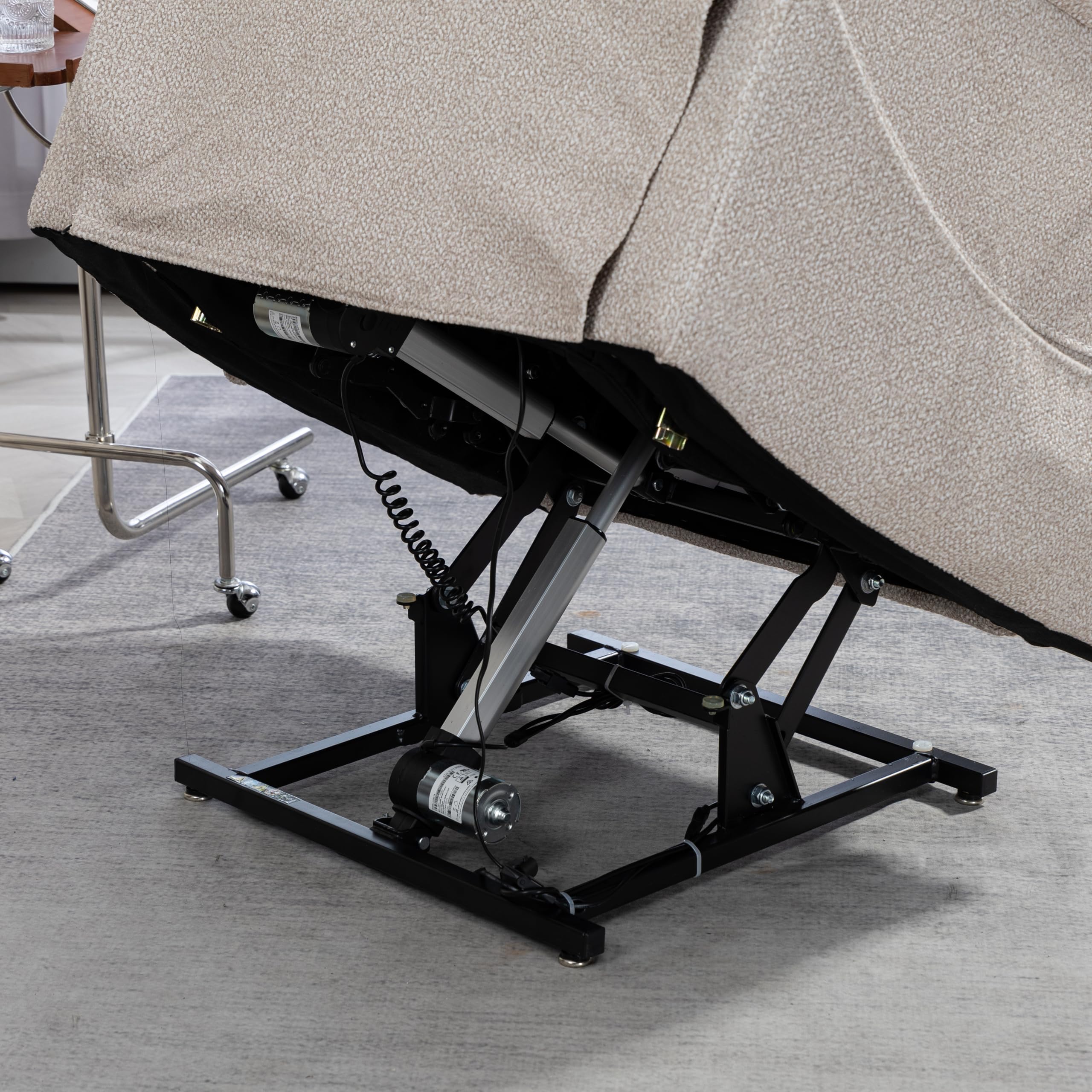 Oversized Electric Lift Chair Versatile Power Recliner Chair 180° Infinite Reclining Armchair for Adults with Massgae,Cupholder,USB-C Ports,Wireless Charging