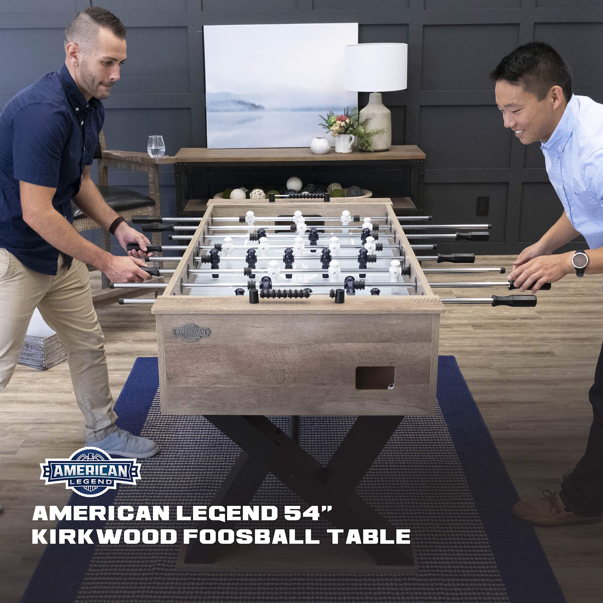American Legend 54" Kirkwood Foosball Table, Grey