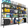 Storage Shelves Heavy Duty, 2 PCS 48" L x 20" W x 72" H Garage Wire Shelving Unit Loads 2000LBS, 5-Tier Adjustable Metal Industrial Utility Shelf Rack for Kitchen, Laundry Room, Warehouse, Basement