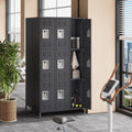 GarveeLife Employee Lockers for Office 9 Doors, Metal Sorage Locker Combination for Employees, Industries Double Tier Metal Locker for Home, School, Gym