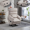 Oversized Electric Lift Chair Versatile Power Recliner Chair 180° Infinite Reclining Armchair for Adults with Massgae,Cupholder,USB-C Ports,Wireless Charging