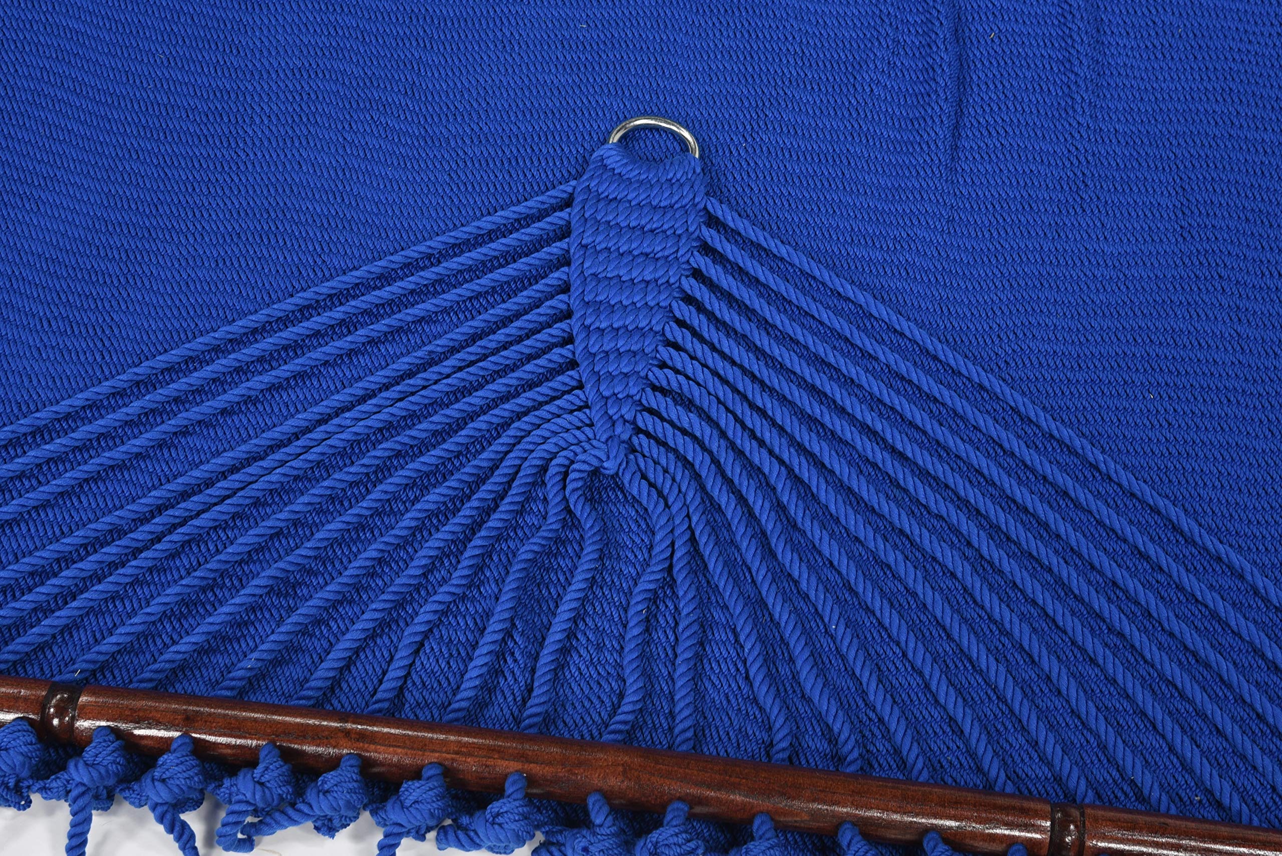 Jumbo Caribbean Hammock - 55 Inch - Soft-Spun Polyester - Dark Blue