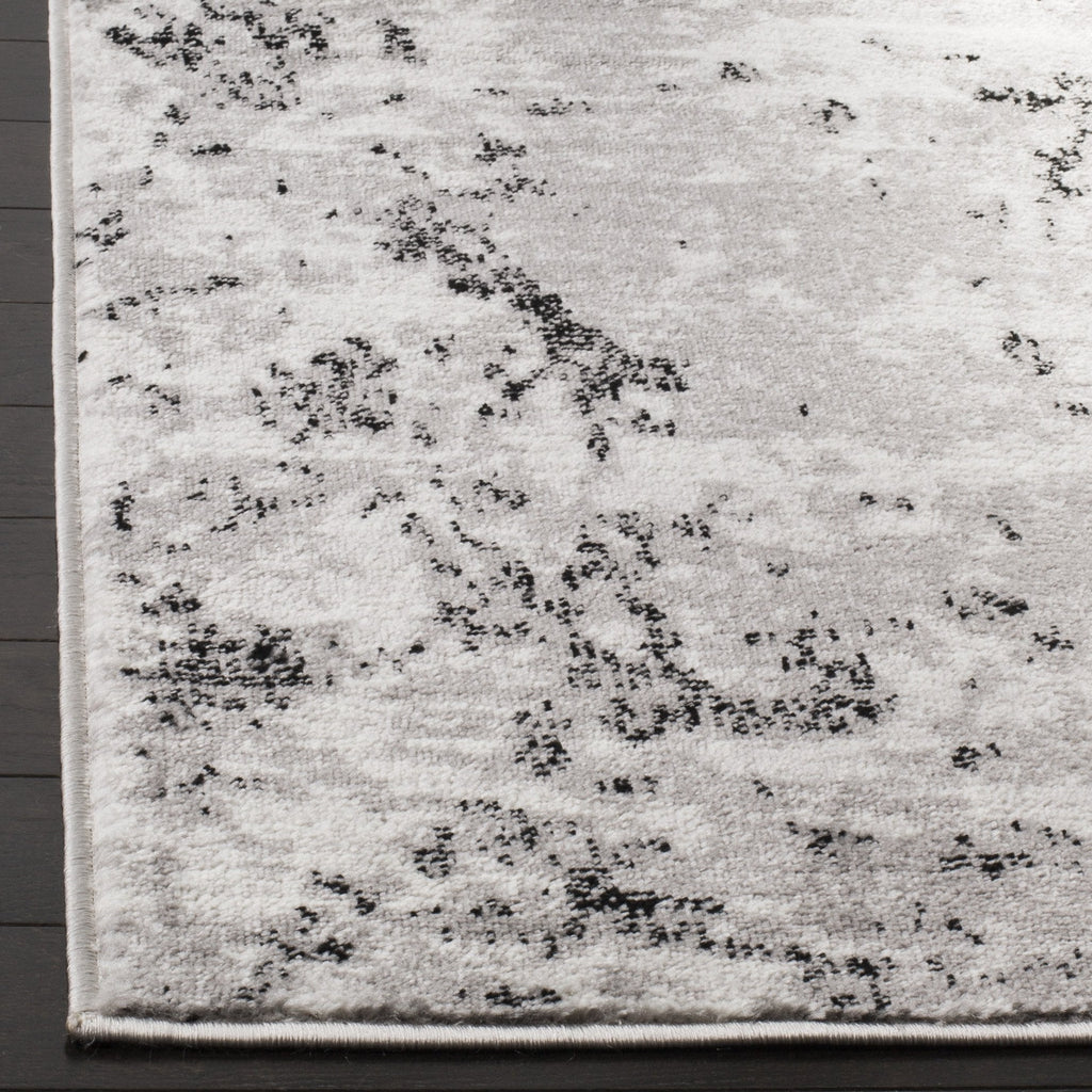 SAFAVIEH Skyler Collection Area Rug - 10' x 14', Grey & Ivory, Modern Abstract Design, Non-Shedding & Easy Care, Ideal for High Traffic Areas in Living Room, Bedroom (SKY186K)