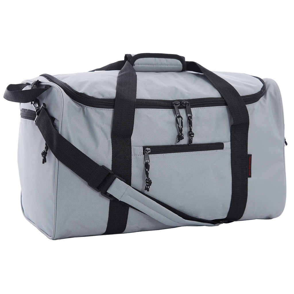 Travelers Club 6 Piece Orion Luggage and Travel Accessories Set, Grey