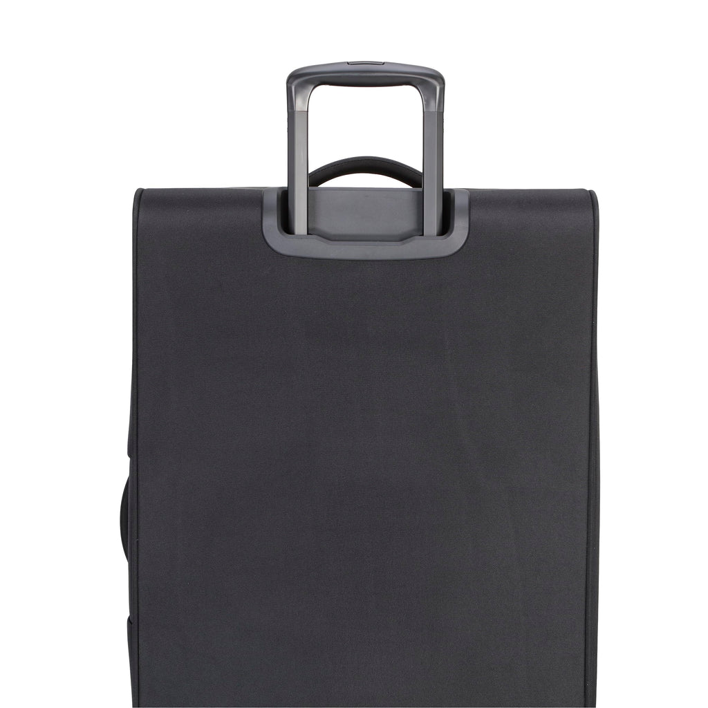 Kenneth Cole REACTION The Venturer 2-Piece Softside 8-Wheel Spinner Luggage Travel Set: 20" Carry-On & 28" Checked Suitcase, Black