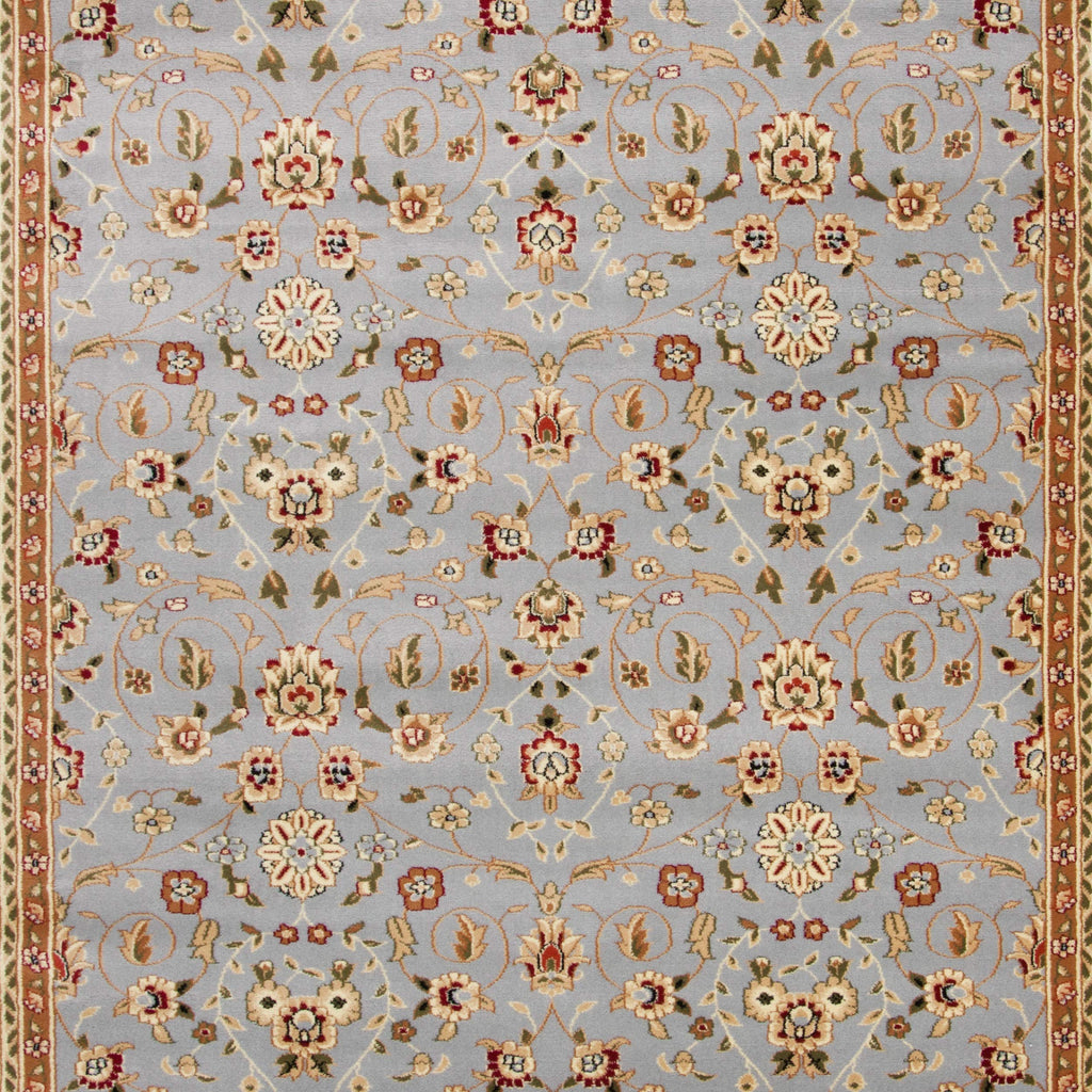SAFAVIEH Lyndhurst Collection Area Rug - 10' x 14', Light Blue & Ivory, Traditional Oriental Design, Non-Shedding & Easy Care, Ideal for High Traffic Areas in Living Room, Bedroom (LNH312B)