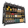 MUPATER 72" W x 24" D x 84" H Heavy Duty Storage Shelves, 8000 Pound Load Capacity, 4-Tier Adjustable Industrial Shelving, Metal Garage Storage Rack for Warehouse, Garage, Kitchen