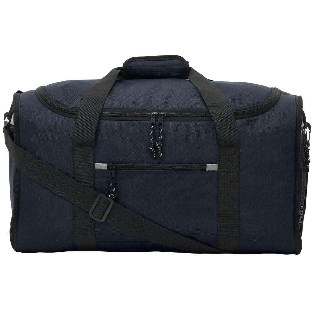 Travelers Club 14 Piece Riddock Luggage and Travel Accessories Set, Navy Blue