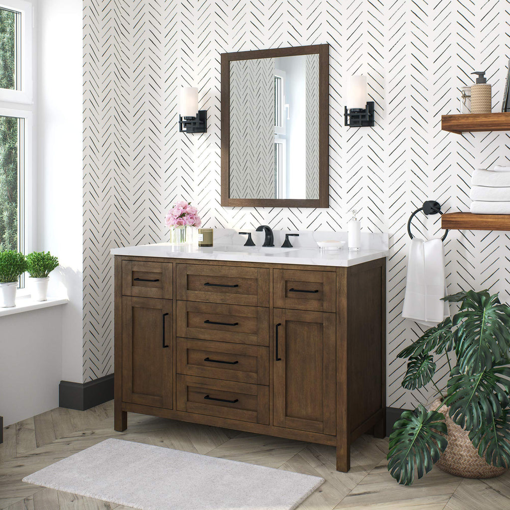 OVE Decors Tahoe 48 in. Almond Latte Vanity