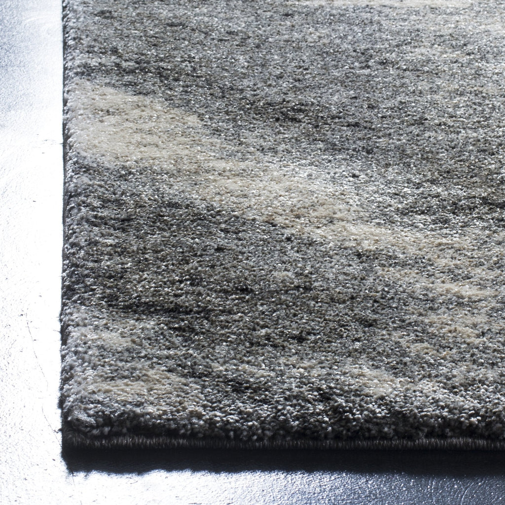 SAFAVIEH Area Rug 8x10 - Retro Collection - Large - Grey & Ivory, Modern Abstract Design, Non-Shedding & Easy Cleaning, Ideal for Living Room, Bedroom, Office, Dining Space (RET2891012)
