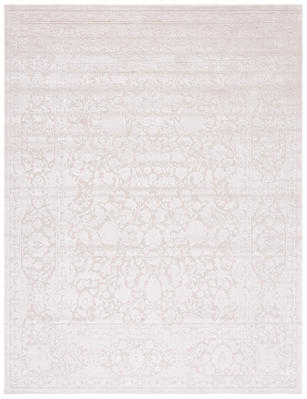 SAFAVIEH Area Rug 10x14 - Reflection Collection - Large - Cream & Ivory, Non-Shedding & Easy Cleaning, Ideal for Living Room, Bedroom, Dining Space (RFT667D)