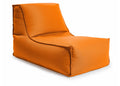Gouchee Home Alpine Outdoor/Indoor Bean Bag Chair, Orange - Lounger with Back Rest Filling Included, Sofa Chair for Patio and Outdoors, Beanbag Chair with Water-Proof Fabric, X-Large