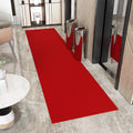 Ottomanson 2'7" x 54' Hallway Runner with Scraper Pile Extra Durable Non-Slip Rug Mat for Indoor & Outdoor Use - Ideal for Kitchen, Entryway, Patio & Garage - High-Traffic Carpet, Red