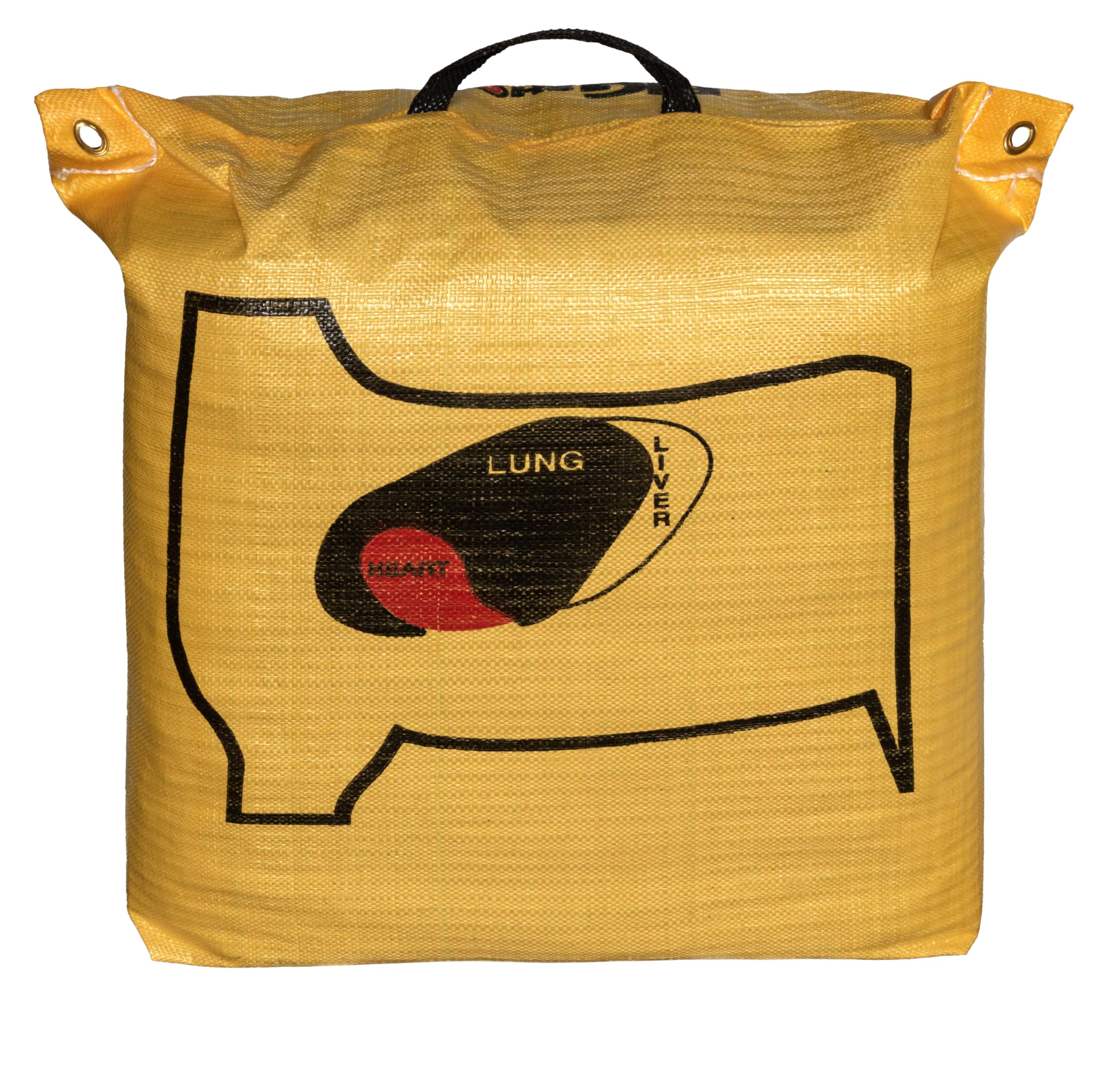 BIGSHOT Archery Ballistic 450 K Bag Target, 24 x 24 x 12/50 lb, Yellow