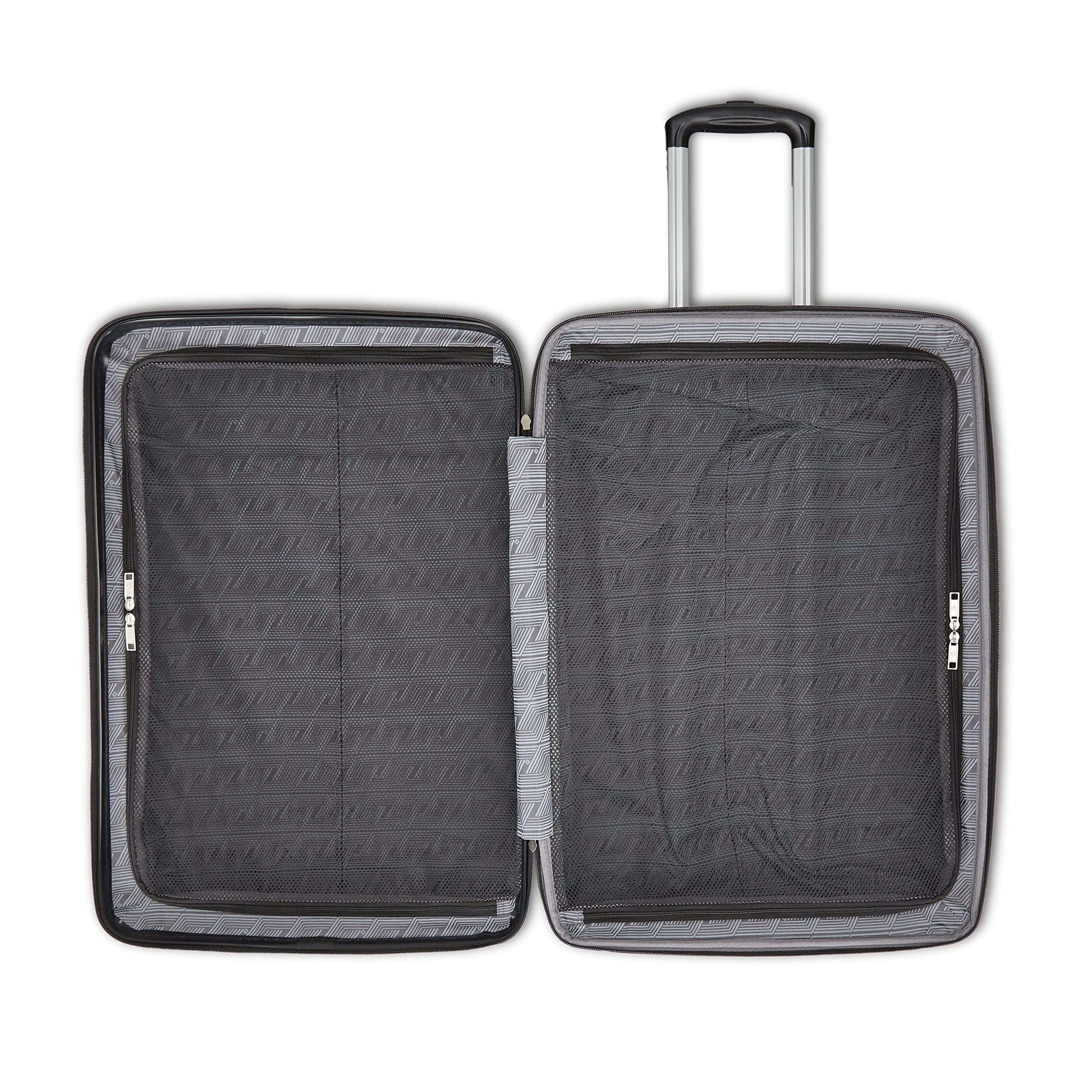 Samsonite Evolve SE Hardside Expandable Luggage with Double Spinner Wheels, Titanium, 3PC Set (CO/M/L)