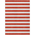 Addison Rugs Chantille ACN528 Red 9' x 12 Indoor Outdoor Area Rug, Stain Resistant, Machine Washable, Non Shedding, Bedroom, Living Room, Dining Room, Kitchen Rug
