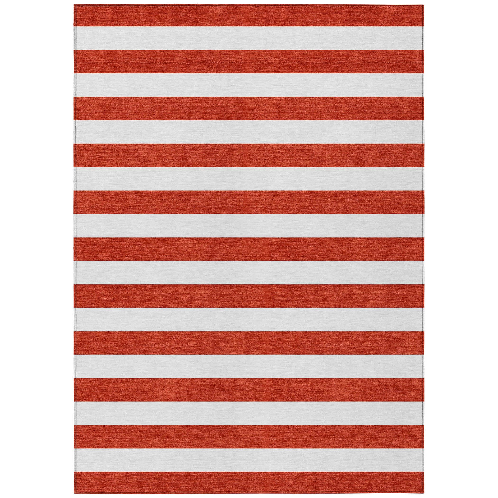 Addison Rugs Chantille ACN528 Red 9' x 12 Indoor Outdoor Area Rug, Stain Resistant, Machine Washable, Non Shedding, Bedroom, Living Room, Dining Room, Kitchen Rug