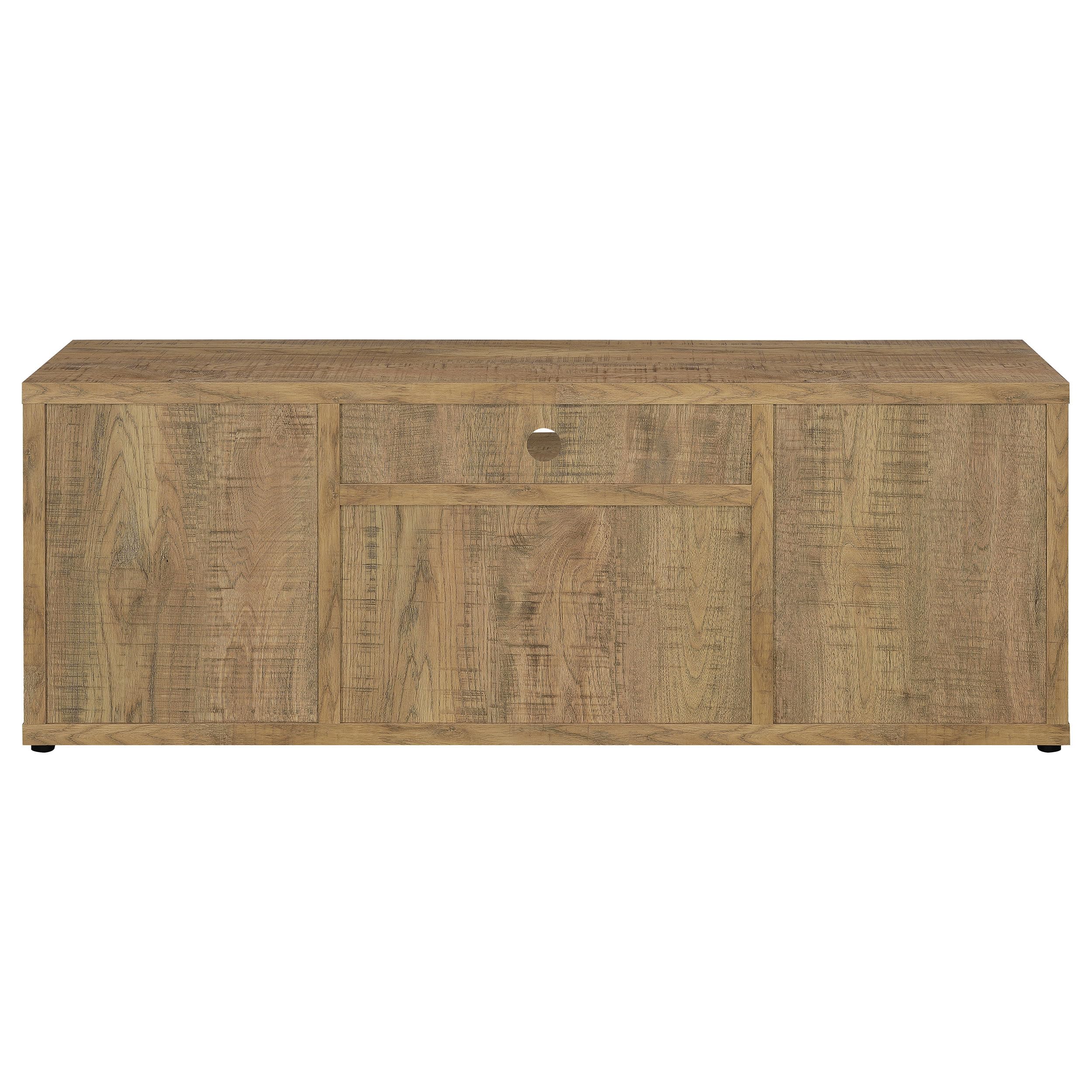 Coaster Home Furnishings - Tabby - Engineered Wood - 60-inch TV Stand with 4 Doors, Center Shelf - Living Room - Mango - 701702