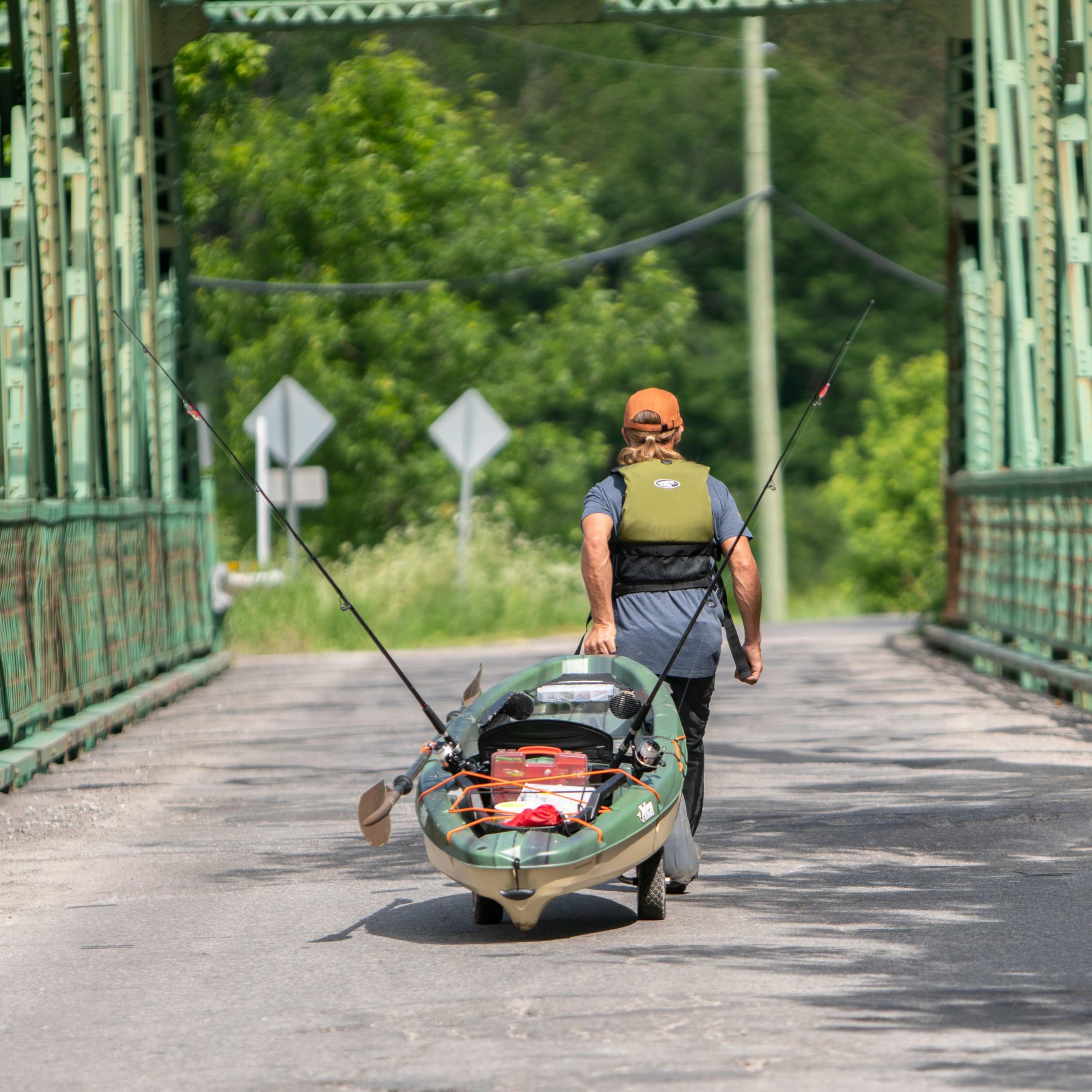 Pelican Sentinel 100X Angler Fishing KayakSit-on-Top KayakLightweight one Person Kayak9.6 ft