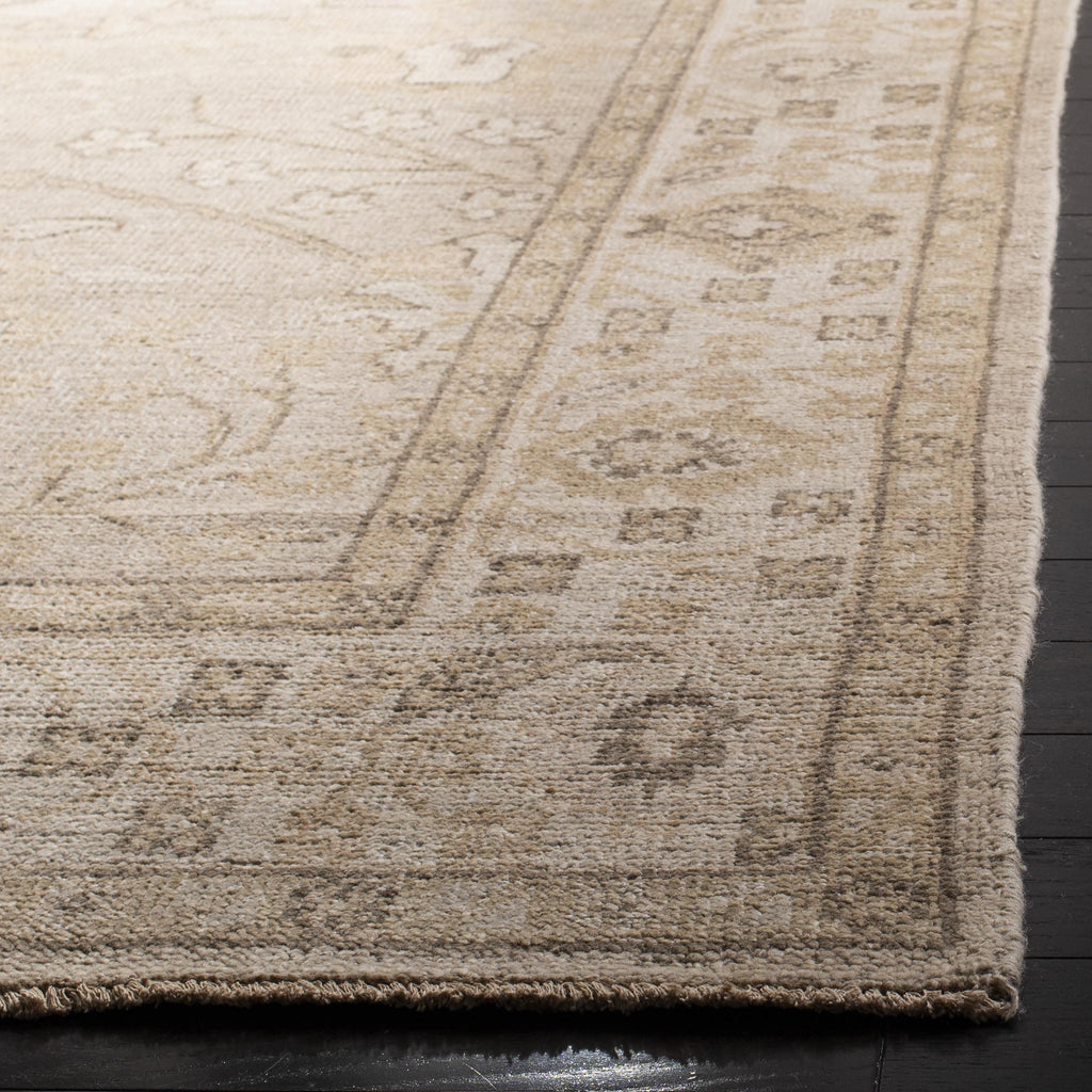 SAFAVIEH Izmir Collection Area Rug - 9' x 12', Gold & Ivory, Hand-Knotted Traditional New Zealand Wool, Ideal for High Traffic Areas in Living Room, Bedroom (IZM134D)