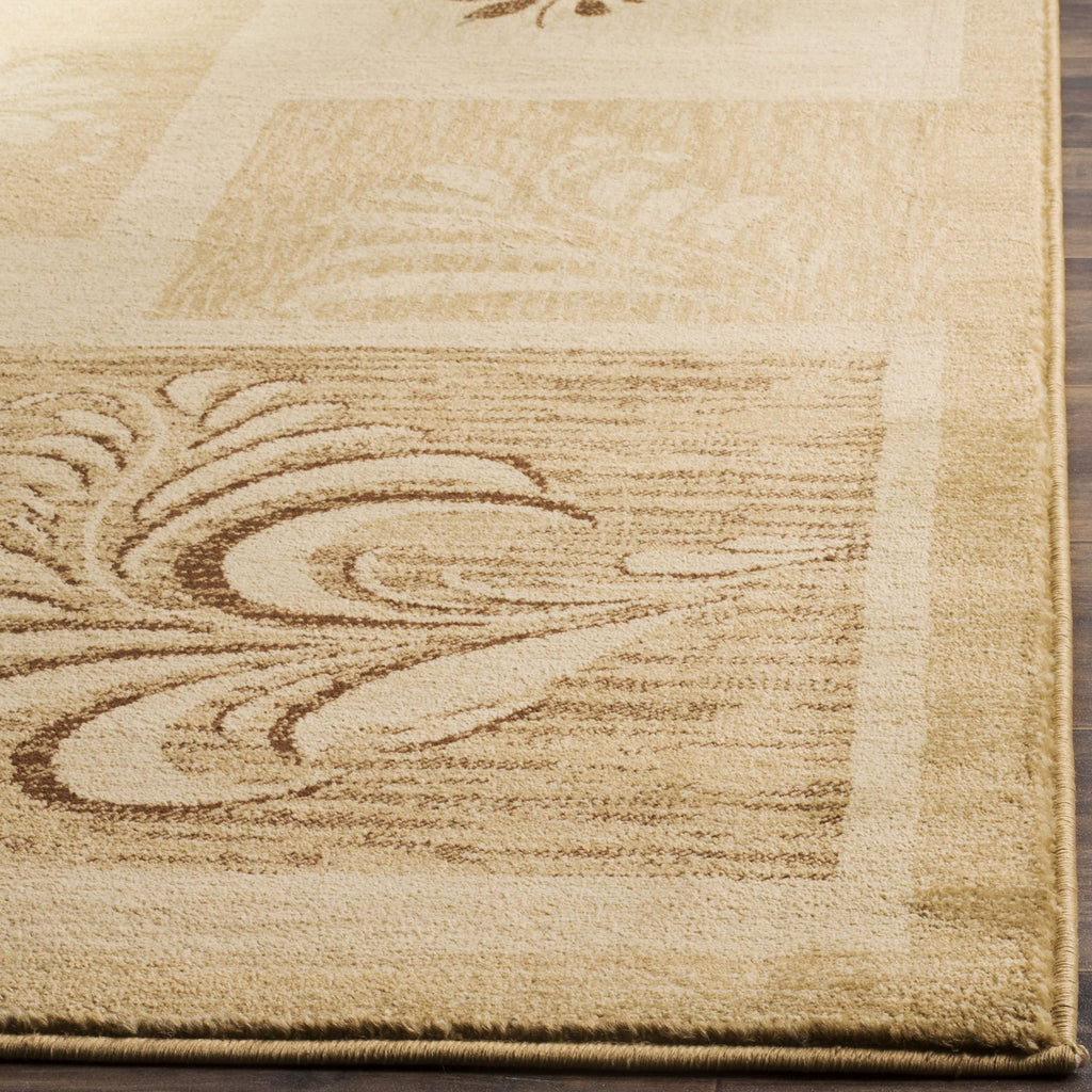SAFAVIEH Lyndhurst Collection Area Rug - 8' x 11', Ivory & Multi, Floral Design, Non-Shedding & Easy Care, Ideal for High Traffic Areas in Living Room, Bedroom (LNH554-1291)