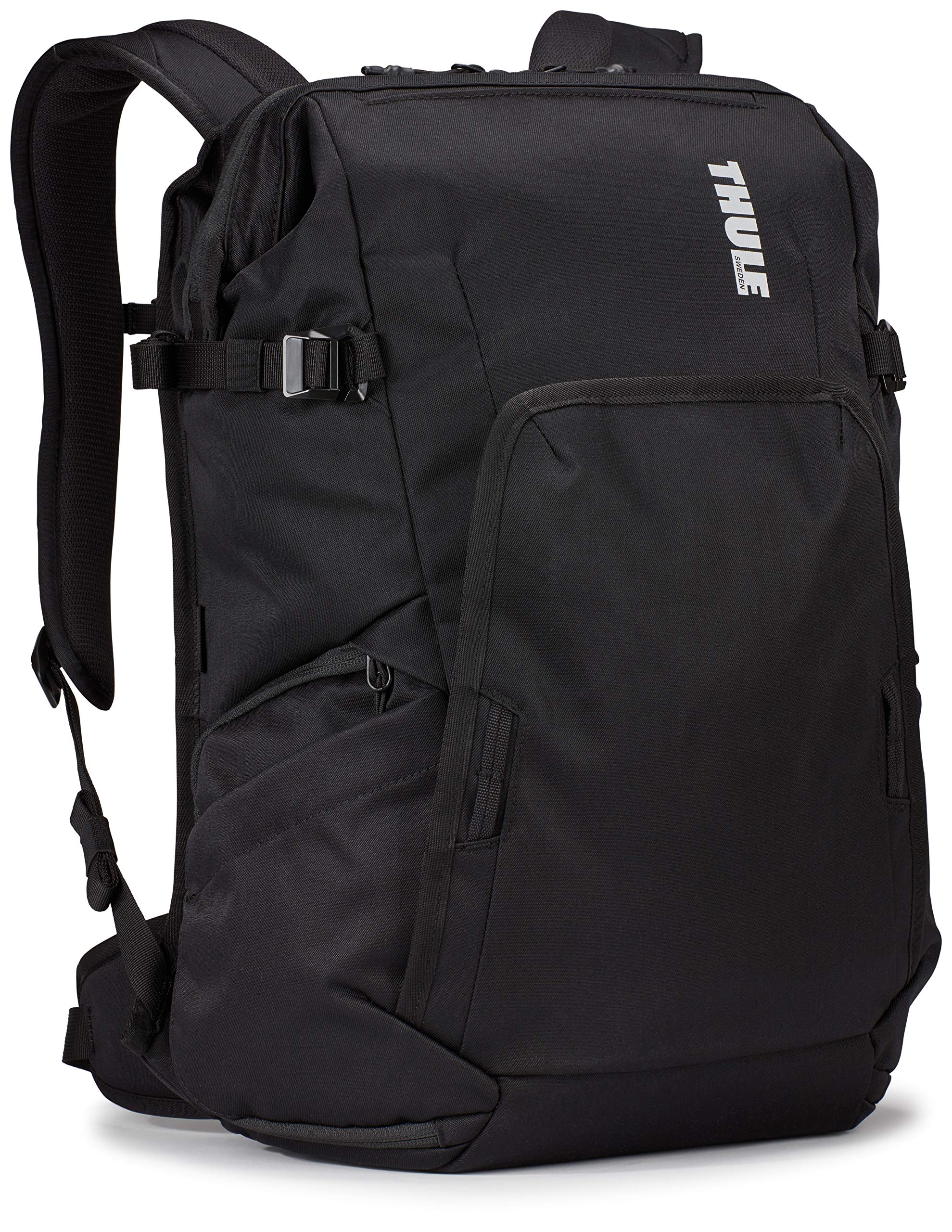Thule Covert Camera Backpack 24L, Modular Internal Organization, Fits 14" Laptop & 11" Tablet, Includes Padded Shoulder Bag