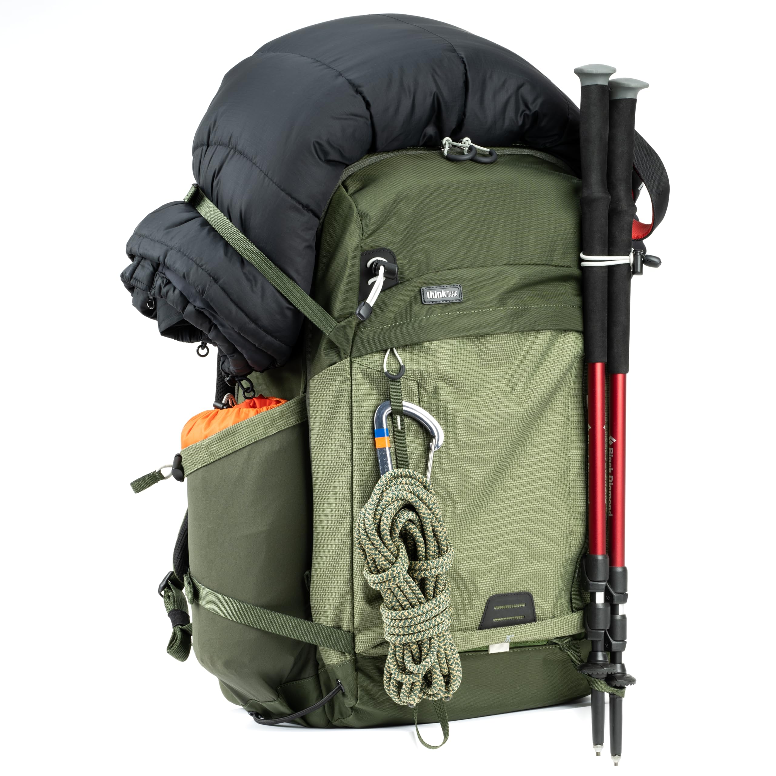 Think Tank BackLight 36L Camera Daypack Backpack for DSLR, Mirrorless, Photography and Video - Montane Green