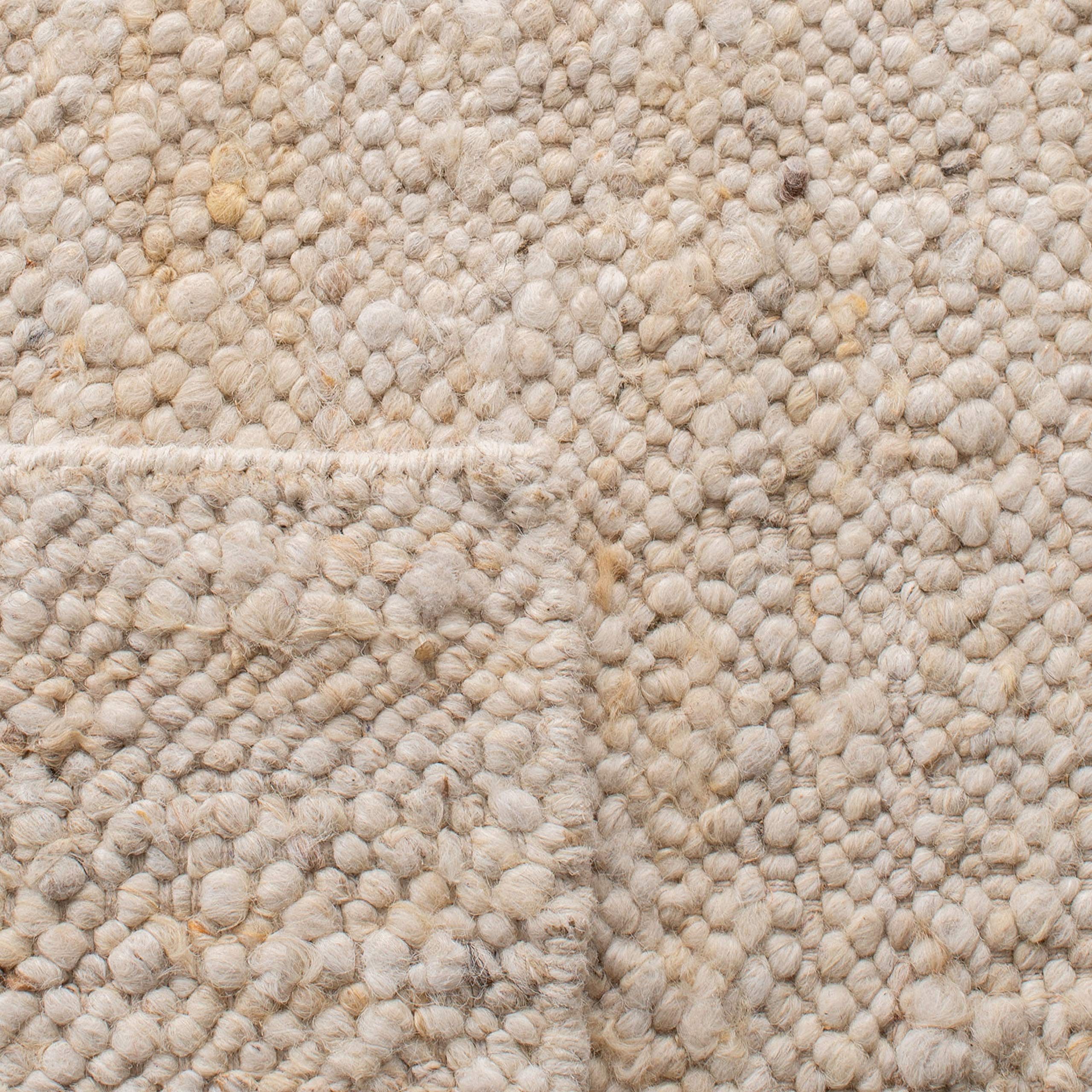 SAFAVIEH Area Rug 8x10 - Natura Collection - Large - Ivory, Handmade Wool, Ideal for Living Room, Bedroom, Dining Space (NAT263A)
