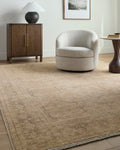 Livabliss x Galey Alix Fetscher V Vintage Damask Area Rug, 9'11" x 14' (10' x 14'), Dusty Sage