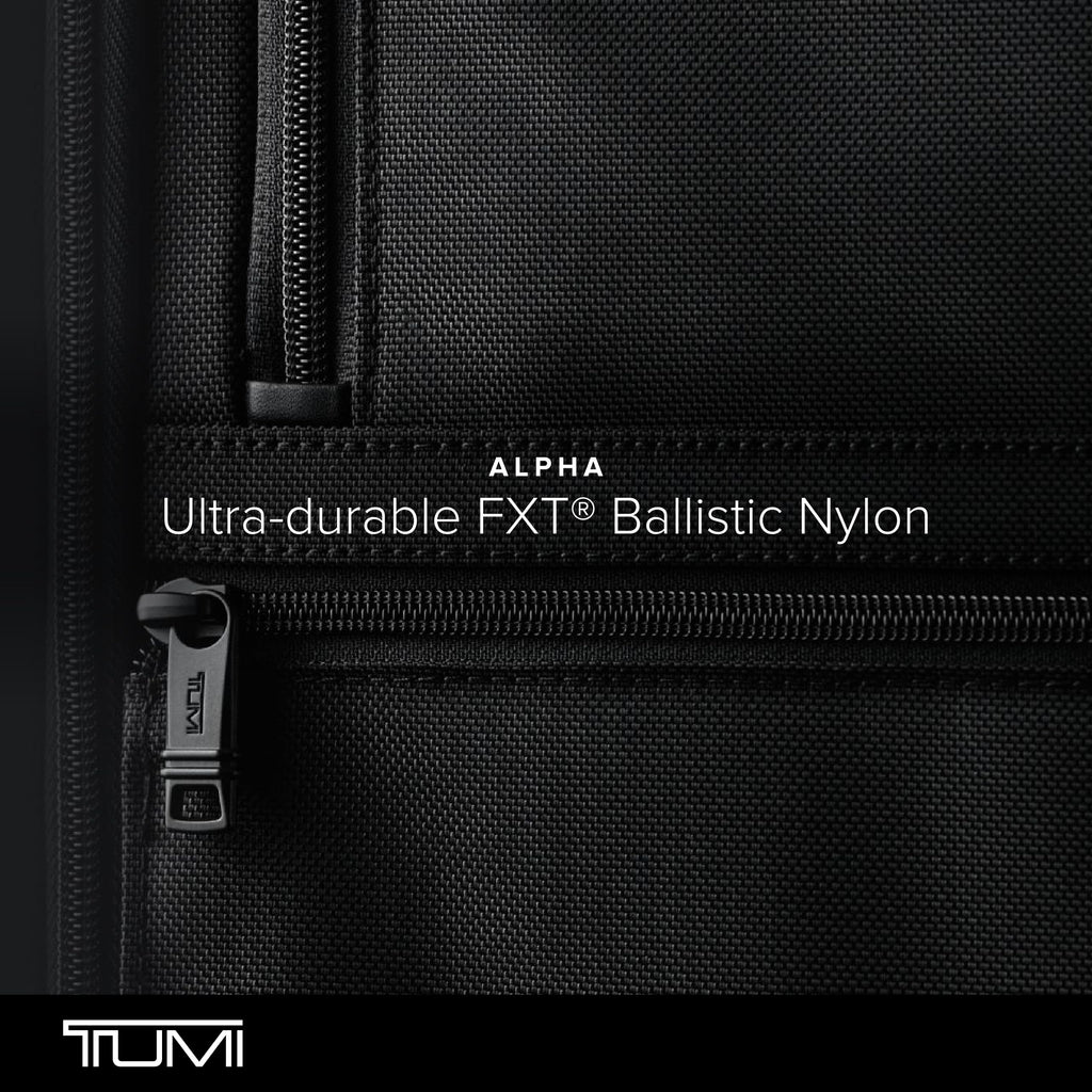TUMI - Alpha Garment Bag Tri-Fold Carry-On - Business Travel Garment Bag - Fits Suits And Gowns - Top Carry Handles - Black