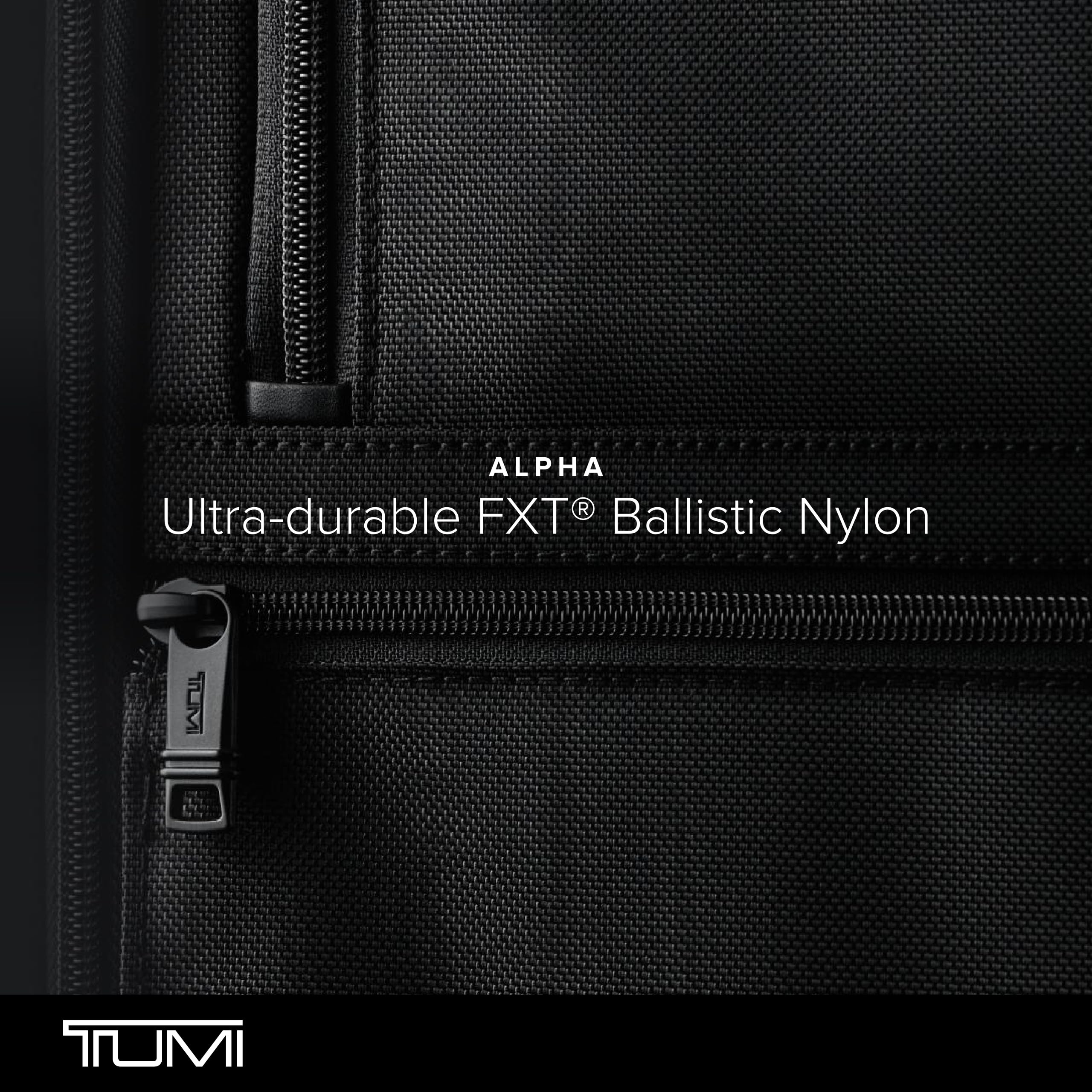 TUMI - Alpha Garment Bag Tri-Fold Carry-On - Business Travel Garment Bag - Fits Suits And Gowns - Top Carry Handles - Black