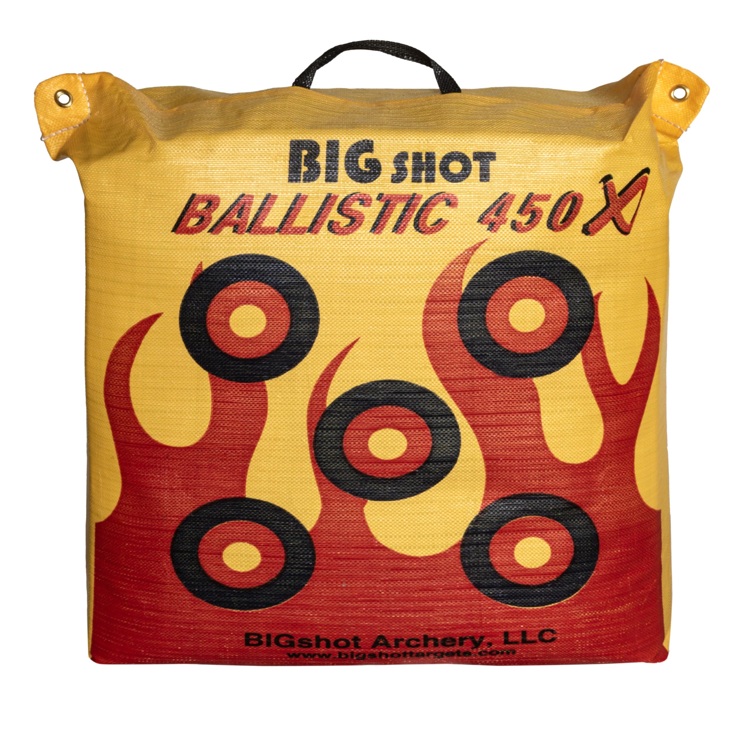 BIGSHOT Archery Ballistic 450 K Bag Target, 24 x 24 x 12/50 lb, Yellow