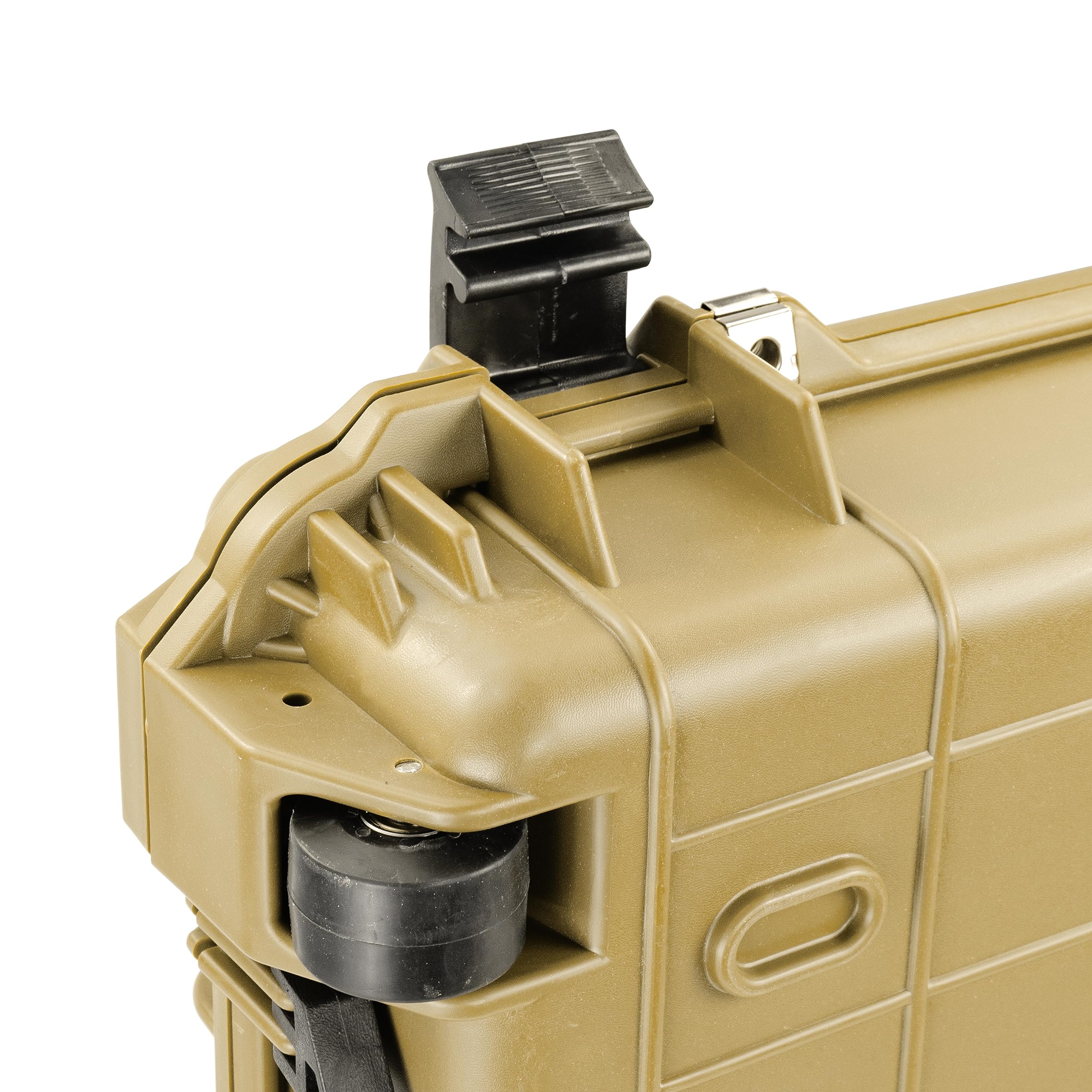 Eylar 44” Hard Rifle Case Equipped With Ragar Reconfigurable & Reusable XP Crosslinked Foam Insert, Waterproof, Shockproof Meets TSA Requirements (Tan)